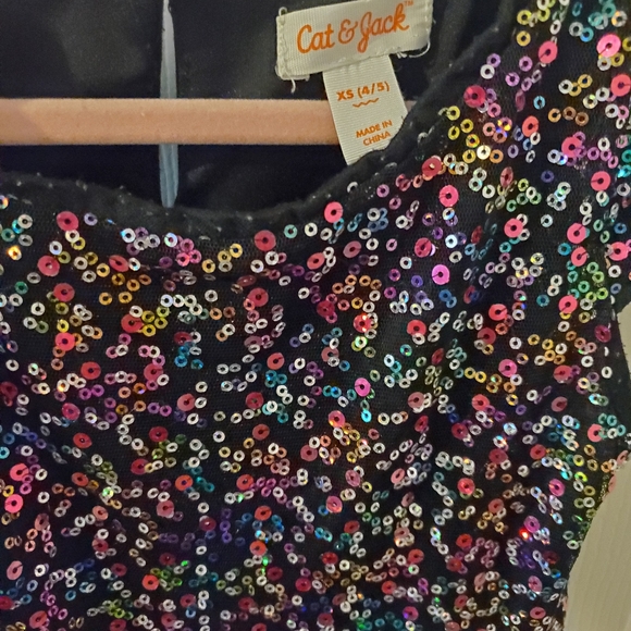 Cat and jack glitter/sequin dress - Picture 2 of 4